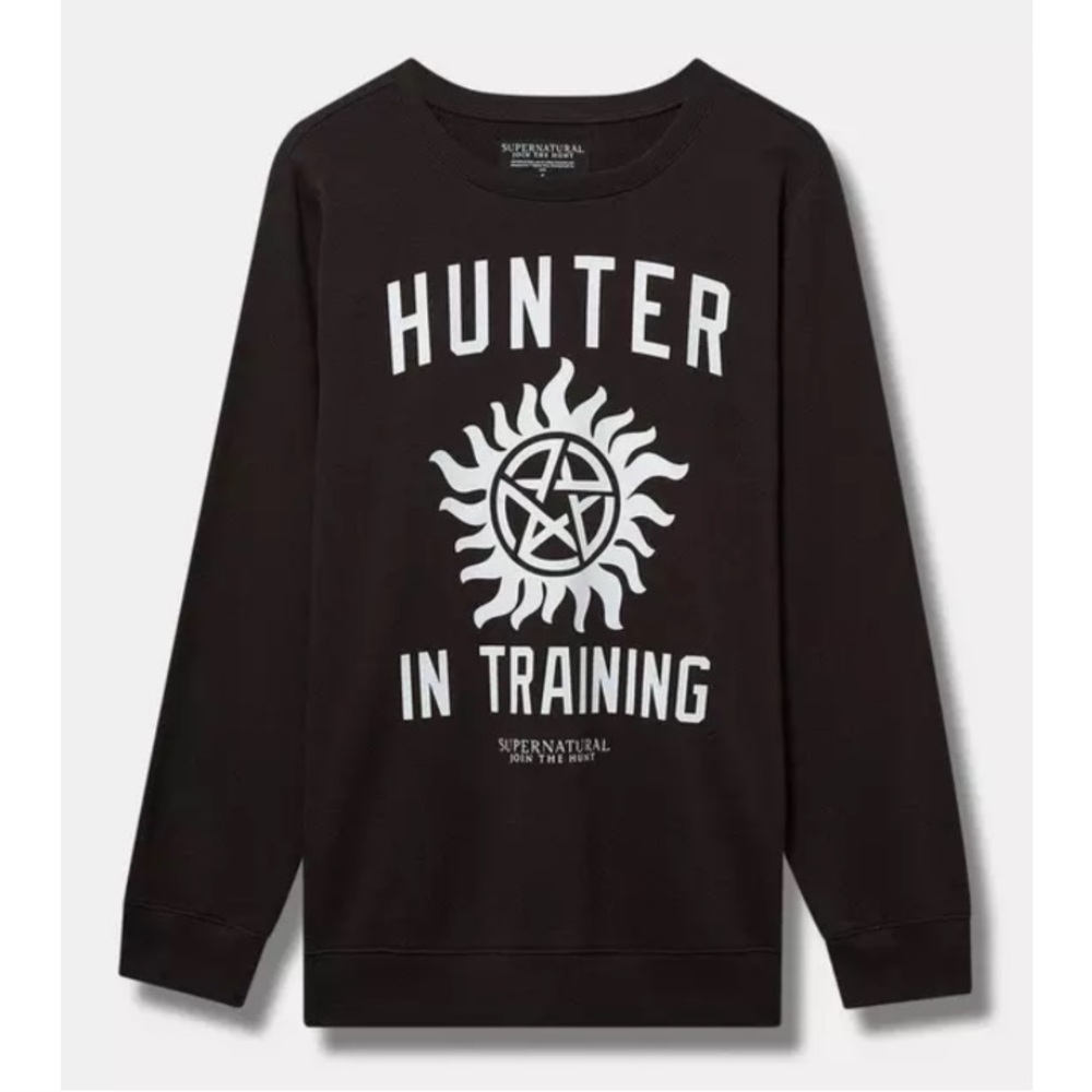 TORRID NWT Supernatural Cozy Fleece Crew Sweatshirt